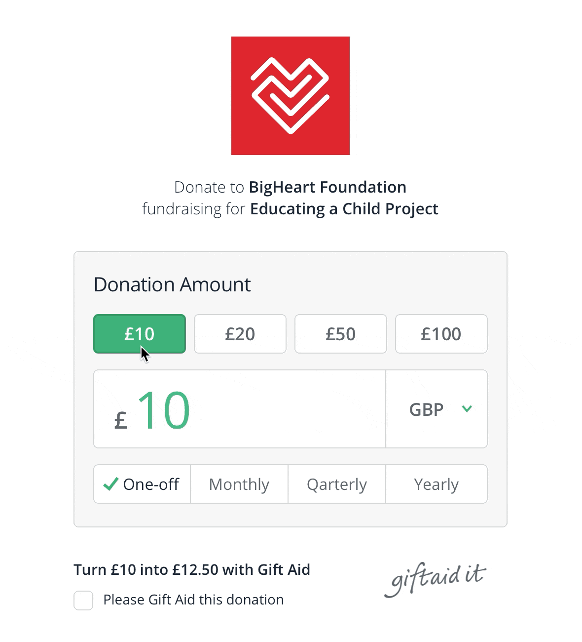 Online Donation Form