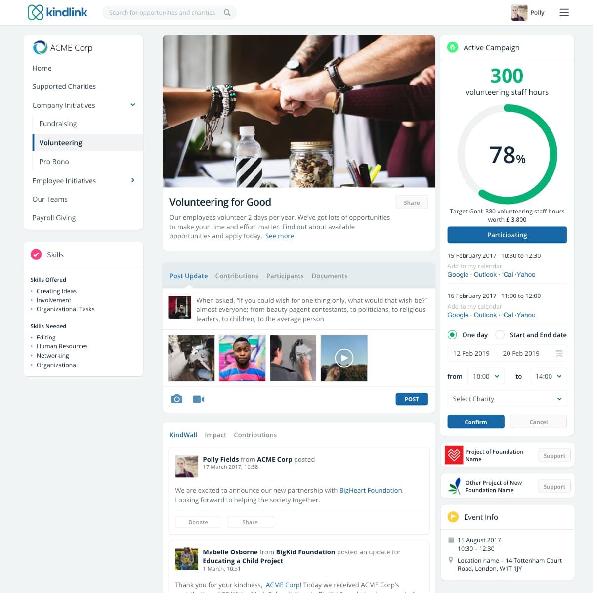 Corporate Responsibility Visual Design